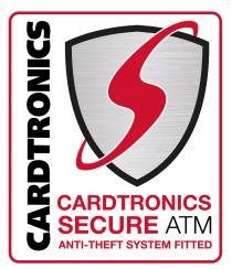 CARDTRONICS SECURE ATM ANTI-THEFT SYSTEM FITTED