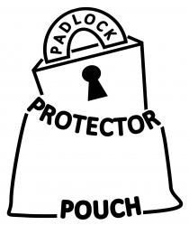 PADLOCK PROTECTOR POUCH