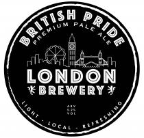 BRITISH PRIDE PREMIUM PALE ALE LONDON BREWERY