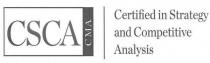 CSCA CMA Certified in Strategy and Competitive Analysis