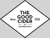 THE GOOD CIDER OF SAN SEBASTIAN SINCE 1918