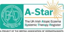 British Association Of Dermatologists Eczema Register ; BAD; Established 1920; Healthy Skin For All; A-Star; The UK-Irish Atopic Eczema Systemic Therapy Register; A Project of The British Association Of Dermatologists