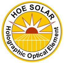 HOE SOLAR HOLOGRAPHIC OPTICAL ELEMENT