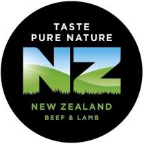 TASTE PURE NATURE NZ NEW ZEALAND BEEF & LAMB