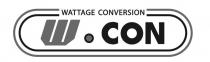 WATTAGE CONVERSION W.CON