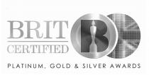 BRIT CERTIFIED - PLATINUM, GOLD & SILVER AWARDS