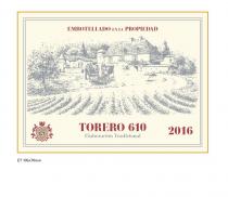 TORERO 610 Elaboración Tradicional 2016 Embotellado en la Propiedad CT