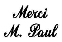 MERCI M. PAUL