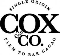 COX & CO. SINGLE ORIGIN FARM TO BAR CACAO