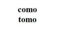 como tomo