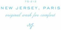 75-212 NEW JERSEY, PARIS original wash for comfort NJ