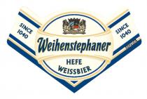 BAYERN Since 1040 Weihenstephaner Hefe Weissbier Since 1040 002906