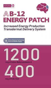 annie barr AB-12 Plus ENERGY PATCH Increased Energy Production Transdermal Delivery System