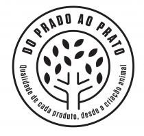 DO PRADO AO PRATO Qualidade de cada produto, desde a criação animal