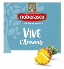 DEPUIS 1908 NOBERASCO LE BIEN ETRE AU QUOTIDIEN VIVE L'ANANAS