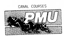 CANAL COURSES PMU