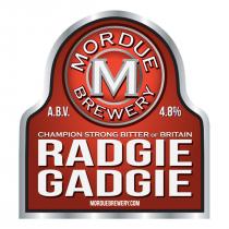 Mordue Brewery M Radgie Gadgie morduebrewery.com