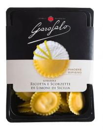 STORICO G PASTIFICIO GAROFALO PIACERE RIPIENO GIRASOLE RICOTTA E SCORZETTE DI LIMONI DI SICILIA