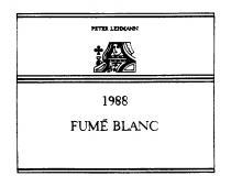 PETER LEHMANN 1988 FUME BLANC