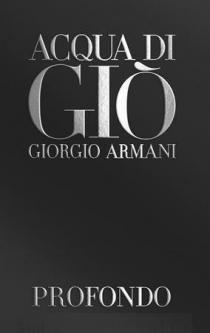 ACQUA DI GIO' GIORGIO ARMANI PROFONDO