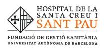 HOSPITAL DE LA SANTA CREU I SANT PAU FUNDACIO DE GESTIO SANITARIA UNIVERSITAT AUTONOMA DE BARCELONA