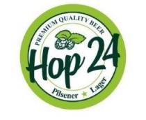 PREMIUM QUALITY BEER HOP 24 Pilsener Lager