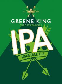 1799 GREENE KING BURY ST EDMUNDS IPA INDIA PALE ALE