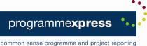 programmexpress common sense programme and project reporting