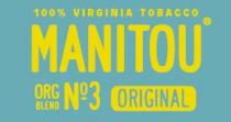 100% VIRGINIA TOBACCO MANITOU ORG BLEND No 3 ORIGINAL