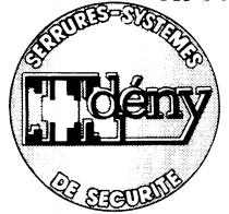 SERRURES-SYSTEMES deny DE SECURITE