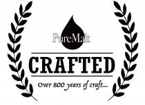 PureMalt CRAFTED over 800 years of craft.