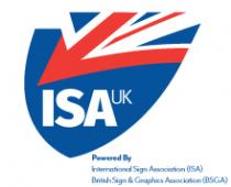 ISAuk, Powered by, International Sign Association (ISA), British Sign & Graphics Association (BSGA)