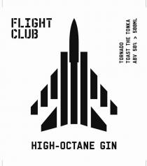 Flight Club HIGH-OCTANE GIN, TORNADO TOAST THE TONKA ABV 50% > 500ML