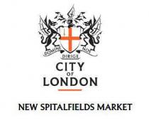 DOMINE NOS DIRIGE CITY OF LONDON NEW SPITALFIELDS MARKET