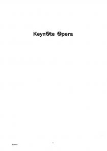 Keynote Opera