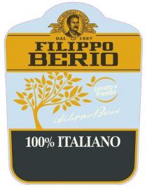 FILIPPO BERIO Estratto a Freddo 100% ITALIANO F.po BERIO & Co. LUCCA TRADE MARK DAL 1867