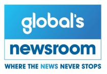 GLOBAL'S NEWSROOM WHERE THE NEWS NEVER STOPS