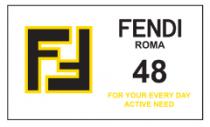 FF FENDI ROMA 48 For Your Every Day Active Need