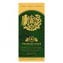 1903 PREMIUM LAGER BREWED TO THE HIGHEST QUALITY WITH THE FINEST SELECTED INGREDIENTS IMPORTED TSINGTAO BREWERY CO., LTD.