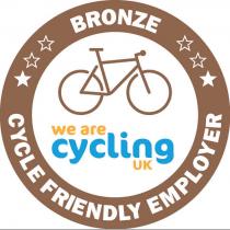 CYCLE FRIENDLY EMPLOYER BRONZE WE ARE CYCLING UK