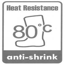 Heat Resistance 80°c anti-shrink