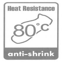 Heat Resistance 80°c anti-shrink