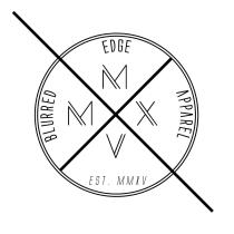 Blurred Edge Apparel Est MMXV