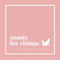 Snooty Fox Vintage Luxury Handmade Fragrance