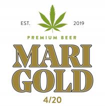 EST. 2019 PREMIUM BEER MARIGOLD 4/20