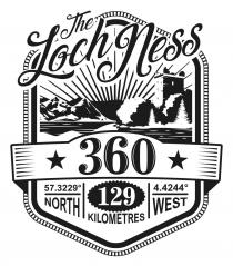 The Loch Ness 360 57.3229 NORTH 129 KILOMETRES 4.4244 WEST