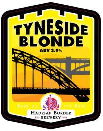 TYNESIDE BLONDE hb HADRIAN BORDER BREWERY