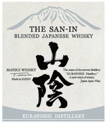 THE SAN-IN BLENDED JAPANESE WHISKY MATSUI WHISKY Made in JAPAN The name of the newest distillery 