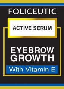FOLICEUTIC ACTIVE SERUM EYEBROW GROWTH With Vitamin E