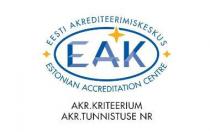 EAK EESTI AKREDITEERIMISKESKUS ESTONIAN ACCREDITATION CENTRE